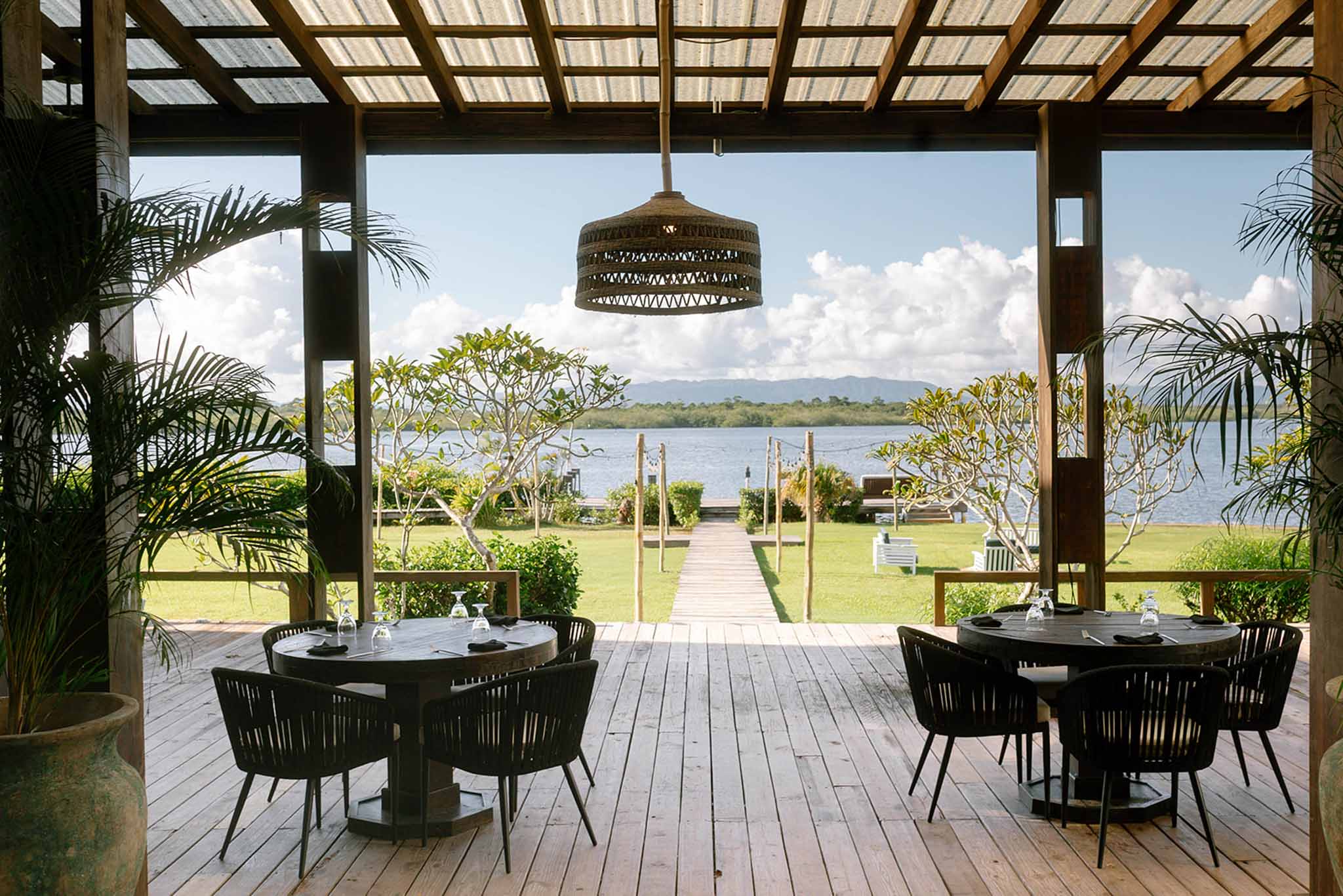 Lagoon view from Casa de Maiz, Umaya Resort, Placencia, Belize